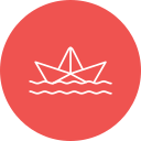 barco de papel icon