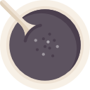 Black sesame soup