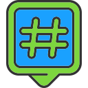 Hashtags icon