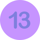 número 13 icon