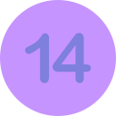 número 14 icon