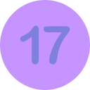 número 17 icon