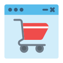 las compras en línea icon