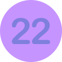 número 22 icon