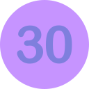 número 30 icon