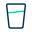 vaso de agua icon