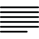 alineación izquierda icon