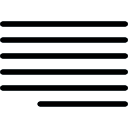 alineación derecha icon