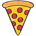 porción de pizza icon