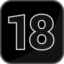 número 18 icon