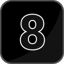 numero 8 icon