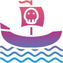 barco pirata icon