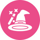 sombrero de mago icon