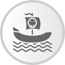 barco pirata icon