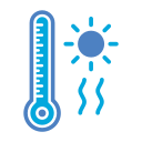 temperatura caliente icon