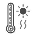 temperatura caliente icon