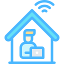 work from home icon