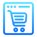 las compras en línea icon