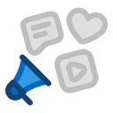 social media marketing icon