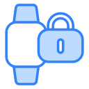 Smartwatch Icon Pack | Blue | 26 .SVG Icons