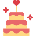 pastel de boda icon