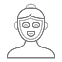 máscara facial icon