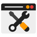 web maintenance icon