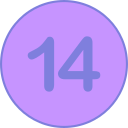 número 14 icon