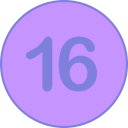 número 16 icon