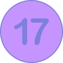 número 17 icon