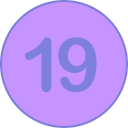 número 19 icon