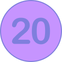 número 20 icon