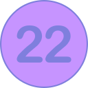 número 22 icon