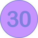 número 30 icon