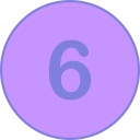 número 6 icon