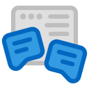 chat web icon