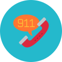 llamada al 911 icon