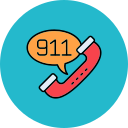 llamada al 911 icon