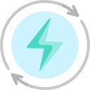 energía renovable icon