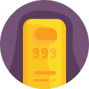 Gold bar icon