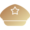 sombrero de policía icon