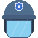 casco de policia icon