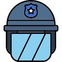 casco de policia icon