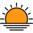 puesta de sol icon