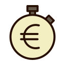 el tiempo es dinero icon