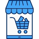 las compras en línea icon