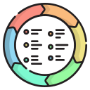 gráfico circular icon