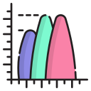 gráfico de ondas icon