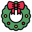 corona de navidad icon