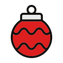 pelota de navidad icon